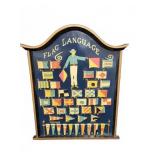 FLAG LANGUAGE SIGNAL DISPLAY BOARD