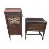 EDISON DISC PHONOGRAPH C150 WITH CABINET