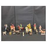 WESTERN THEMED PLASTIC FIGURINES