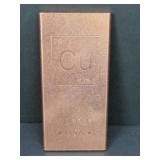 ONE-POUND COPPER BAR