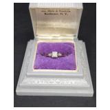 14K YELLOW GOLD DIAMOND RING