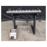 KORG X5 MUSIC SYNTHESIZER W/ MANUAL & AC ADP