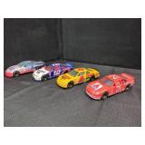 FOUR NASCAR DIECAST CARS