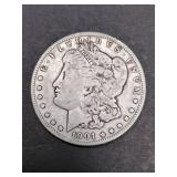 1901ï¿½O MORGAN SILVER DOLLAR COIN