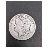 1901 O MORGAN SILVER DOLLAR COIN