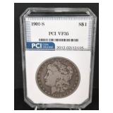1902-S MORGAN SILVER DOLLAR PCI VF35