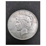 1923 SILVER PEACE DOLLAR COIN