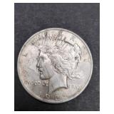 1922 PEACE SILVER DOLLAR COIN