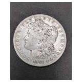1891 O MORGAN SILVER DOLLAR COIN