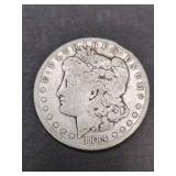 1884 MORGAN SILVER DOLLAR COIN