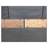 PAIR 1916 NEW YORK LICENSE PLATES