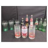 COCA-COLA GLASSWARE AND BOTTLE LOT