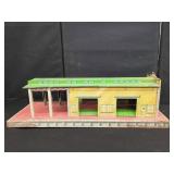 MARX FREIGHT TERMINAL TIN RAILROADING BUILDING
