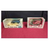 TWO-ERTL DIE-CAST TRUCK BANKS