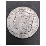 1901 O MORGAN SILVER DOLLAR COIN