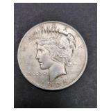 1922 SILVER PEACE DOLLAR COIN
