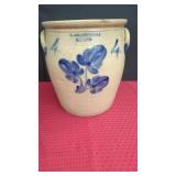 T. HARRINGTON LYONS STONEWARE CROCK