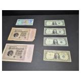 WORLD BANKNOTES INCLUDING US, GERMANY,