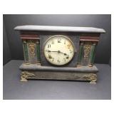 MANTEL CLOCK WITH GILDED ACCENTS