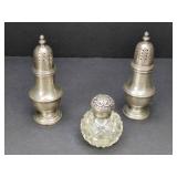 ALVIN STERLING SILVER SHAKERS