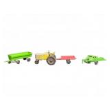 HUBLEY KIDDIE TOY NO. 5 TRACTOR & TRAILERS