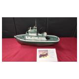 SHELLEY FOSS MODEL BOAT, 26" X 17"