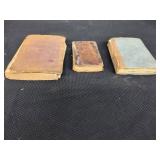 THREE EARLY 1800S AMERICAN BOOKS