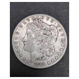 1884 MORGAN SILVER DOLLAR COIN