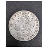 1884 MORGAN SILVER DOLLAR COIN
