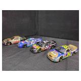 4 JEFF GORDON DIE-CAST RACE CARS