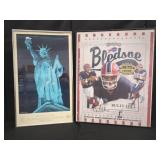 PAIR FRAMED POSTERS