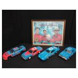 4 RICHARD PETTY DIE-CAST CARS