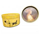 DOBBS HAT BOX AND FEIGENSPAN BREWING TRAY