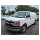2012 CHEVROLET EXPRESS VAN, INTERIOR ANIMAL CAGES