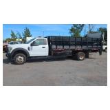 2019 FORD F550 XL STAKE BODY 4x4 TRUCK