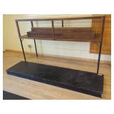 WOOD AND GLASS STORE DISPLAY CASE