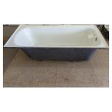 ALCOVE CAST IRON BATHTUB 60X17X31 LEFT HAND DRAIN