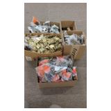 ASSORTED NEW & SLIGHTLY USED METAL CABINET HINGES