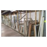 FIVE METAL PALLET RACK SECTIONS 42X96 INCHES