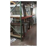 APPROXIMATELY 30 WOOD FRAMED WINDOWS AND SCREENS