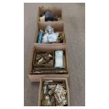 ASSORTED DOOR HARDWARE, HINGES, PULLS & SPRINGS