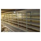 7 SECTIONS METAL SHELVING 48" X 24" X 72" TALL