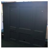 LARGE WOODEN DOUBLE-SIDED PANEL WALL
