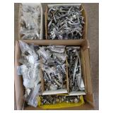 LG QTY METAL DOOR AND DRAWER HANDLES
