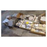 LG QTY ASSORTED CERAMIC & SLATE MIXED FLOOR TILES