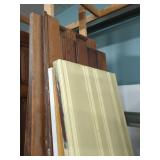 FOUR SOLID WOOD INTERIOR DOORS