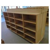 WOODEN STORE DISPLAY SHELF UNIT