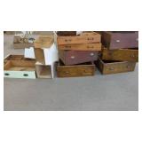 WOODEN FURNITURE DRAWERS LOT