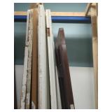 7 VARIOUS WOOD INTERIOR DOORS