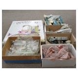 ASSORTED HARDWARE LOT WITH VINYL TILES